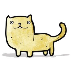 Cartoon Cat N113