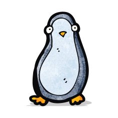 Cartoon penguin N10