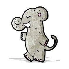 Cartoon Elephant N41