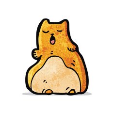 cartoon fat cat N2