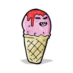 Cartoon Ice Cream N25