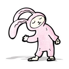 cartoon rabbit costume