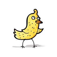 Cartoon Bird N44