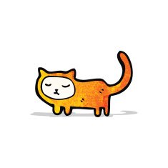 funny cartoon cat N40