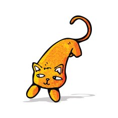 funny cartoon cat N42