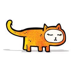 funny cartoon cat N45