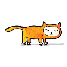 funny cartoon cat N46