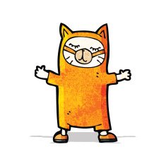 cartoon cat costume N3