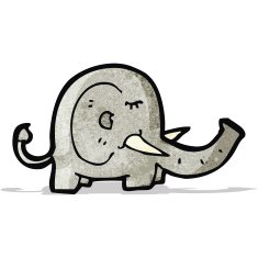 Cartoon Elephant N43