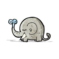 Cartoon Elephant N44