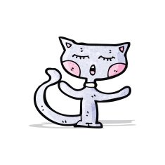 Cartoon Cat N117