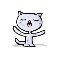 Cartoon Cat N118