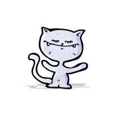 Cartoon Cat N119