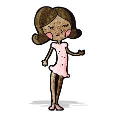 cartoon pretty girl N5