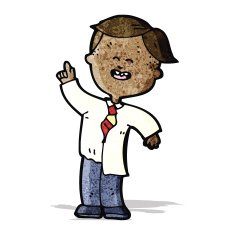 Cartoon Schoolboy N5