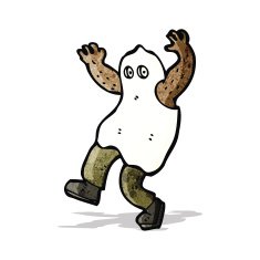 cartoon ghost costume N5