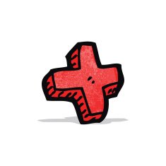 cartoon addition symbol