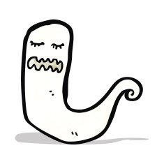 cartoon spooky ghost N29