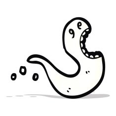 cartoon spooky ghost N32