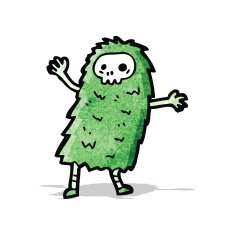 cartoon halloween ghoul N3
