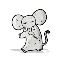 Cartoon Elephant N45