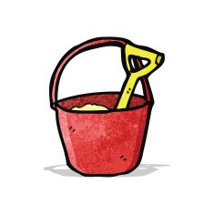 Cartoon Bucket And Spade N4