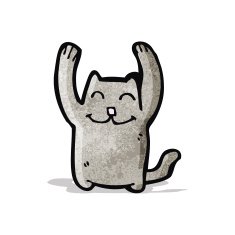 Cartoon Cat N123