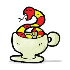 cartoon tea cup N12