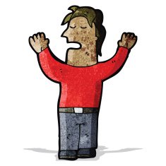 cartoon talking man N14