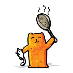 funny cartoon cat N48