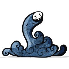 spooky ghost cartoon N4
