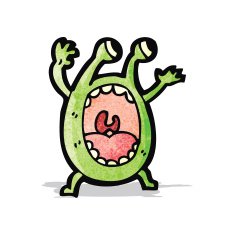 Cartoon monster N31