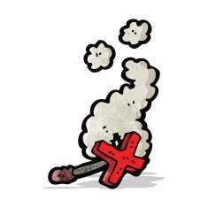 cartoon red hot brand N2