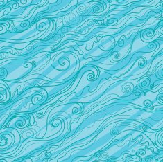 Sea wave doodle