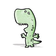 cartoon dinosaur N19