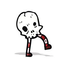 skull cartoon character N2