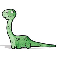cartoon dinosaur N20
