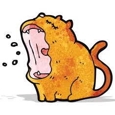 funny cartoon cat N55