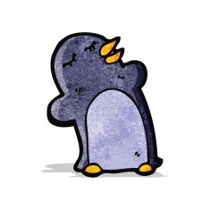 Cartoon penguin N13