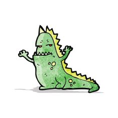 cartoon dinosaur N22