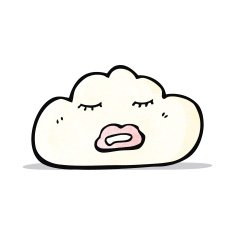 cartoon cloud N19