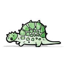 cartoon dinosaur N27