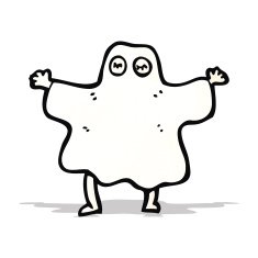 cartoon halloween ghost costume N3