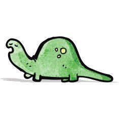 cartoon dinosaur N30