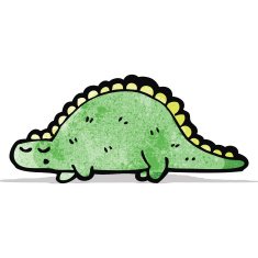 cartoon dinosaur N32
