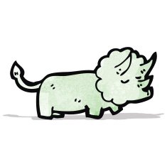 cartoon dinosaur N35