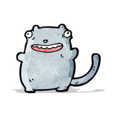 Cartoon Cat N126