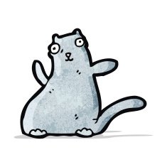 Cartoon Cat N127