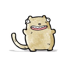 funny cartoon cat N58