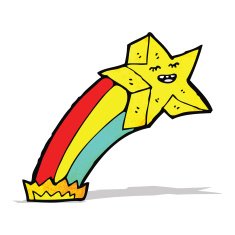 cartoon shooting star N9